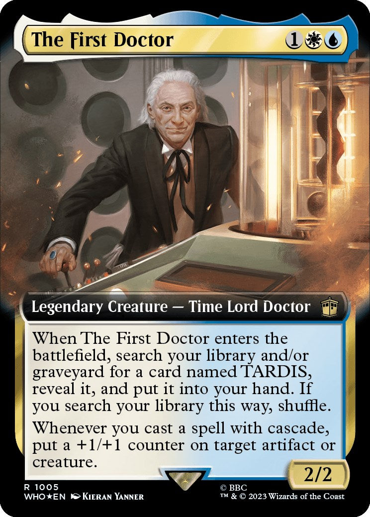 The First Doctor (Extended Art) (Surge Foil) [Doctor Who] | Odin's Place