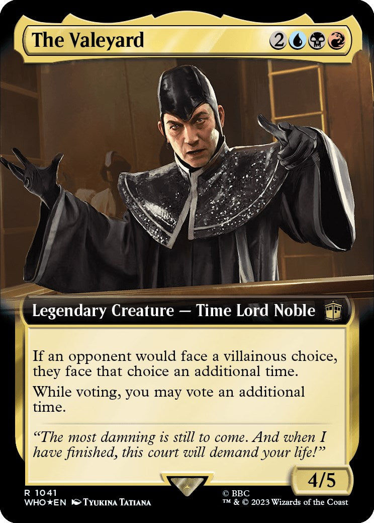 The Valeyard (Extended Art) (Surge Foil) [Doctor Who] | Odin's Place