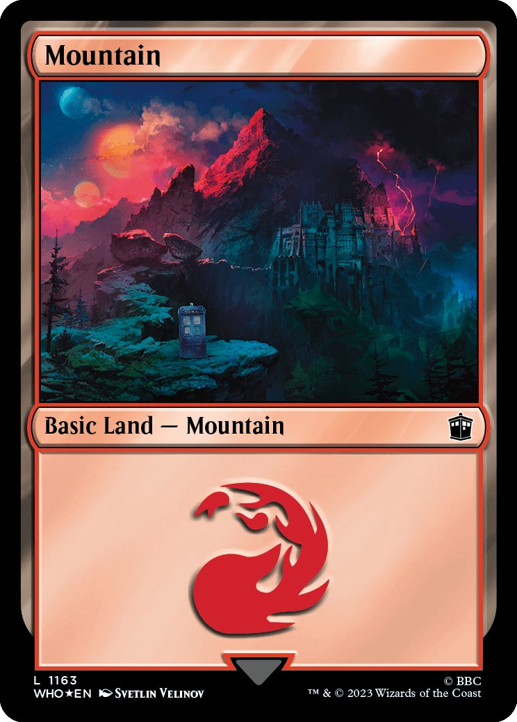 Mountain (1163) (Surge Foil) [Doctor Who] | Odin's Place