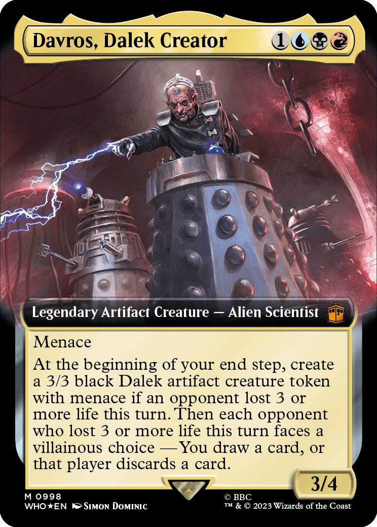 Davros, Dalek Creator (Extended Art) (Surge Foil) [Doctor Who] | Odin's Place
