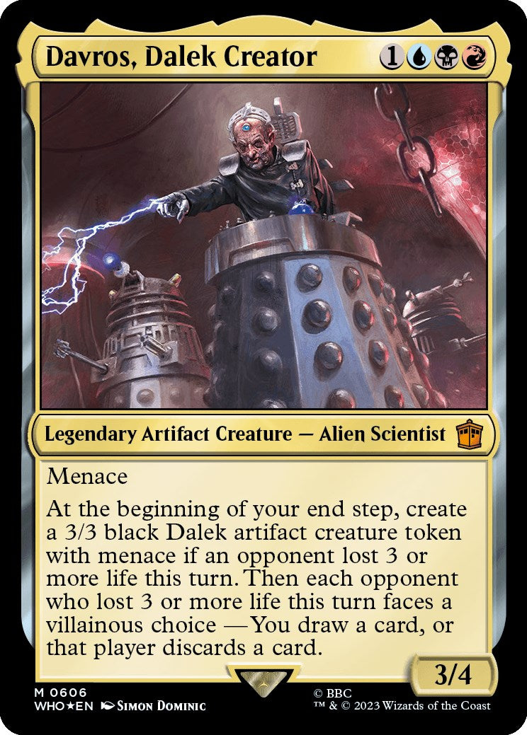 Davros, Dalek Creator (Surge Foil) [Doctor Who] | Odin's Place