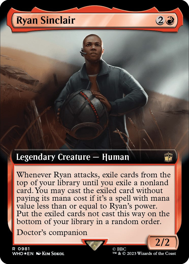 Ryan Sinclair (Extended Art) (Surge Foil) [Doctor Who] | Odin's Place