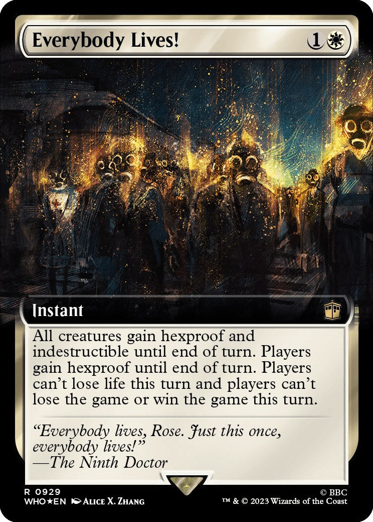Everybody Lives! (Extended Art) (Surge Foil) [Doctor Who] | Odin's Place
