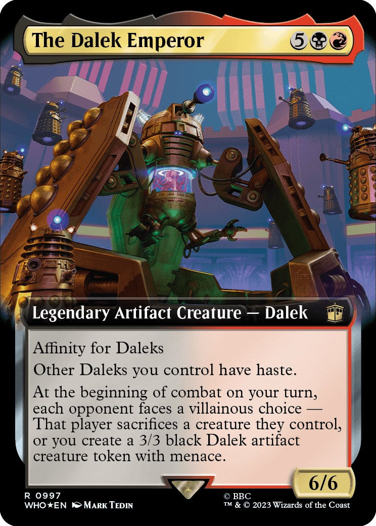 The Dalek Emperor (Extended Art) (Surge Foil) [Doctor Who] | Odin's Place