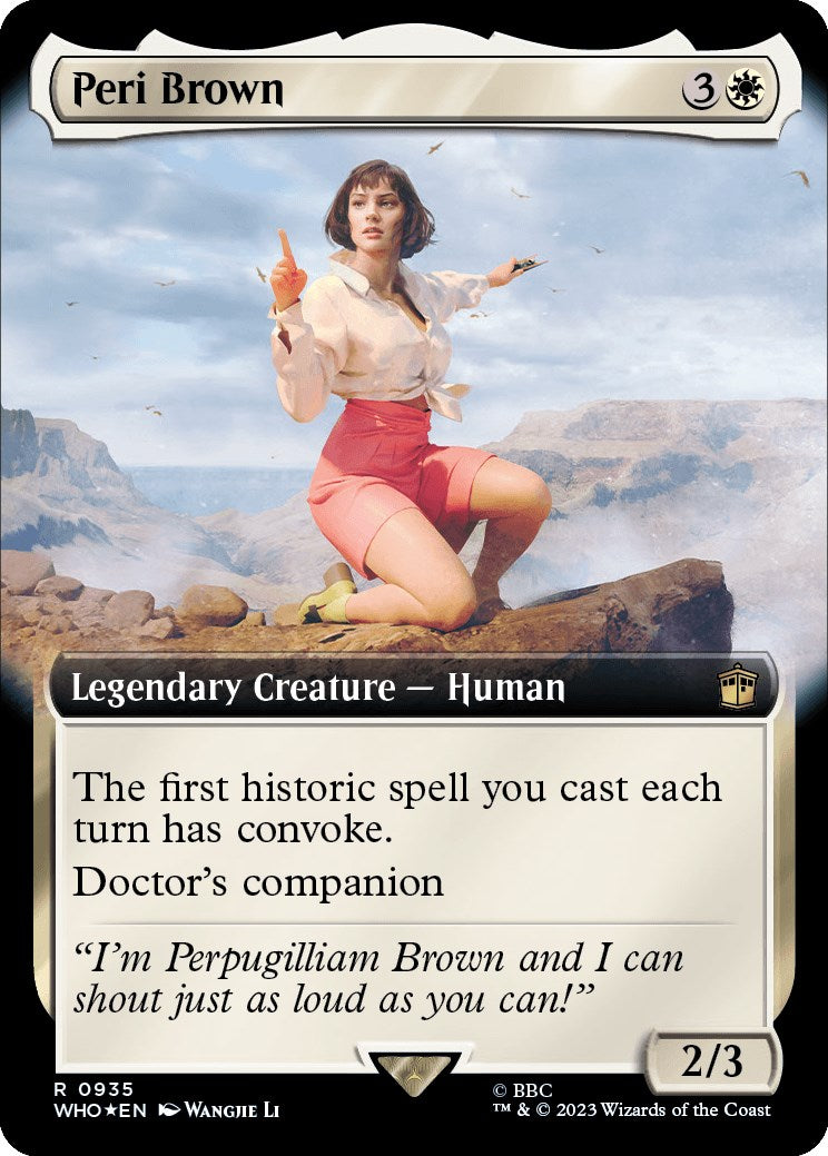 Peri Brown (Extended Art) (Surge Foil) [Doctor Who] | Odin's Place