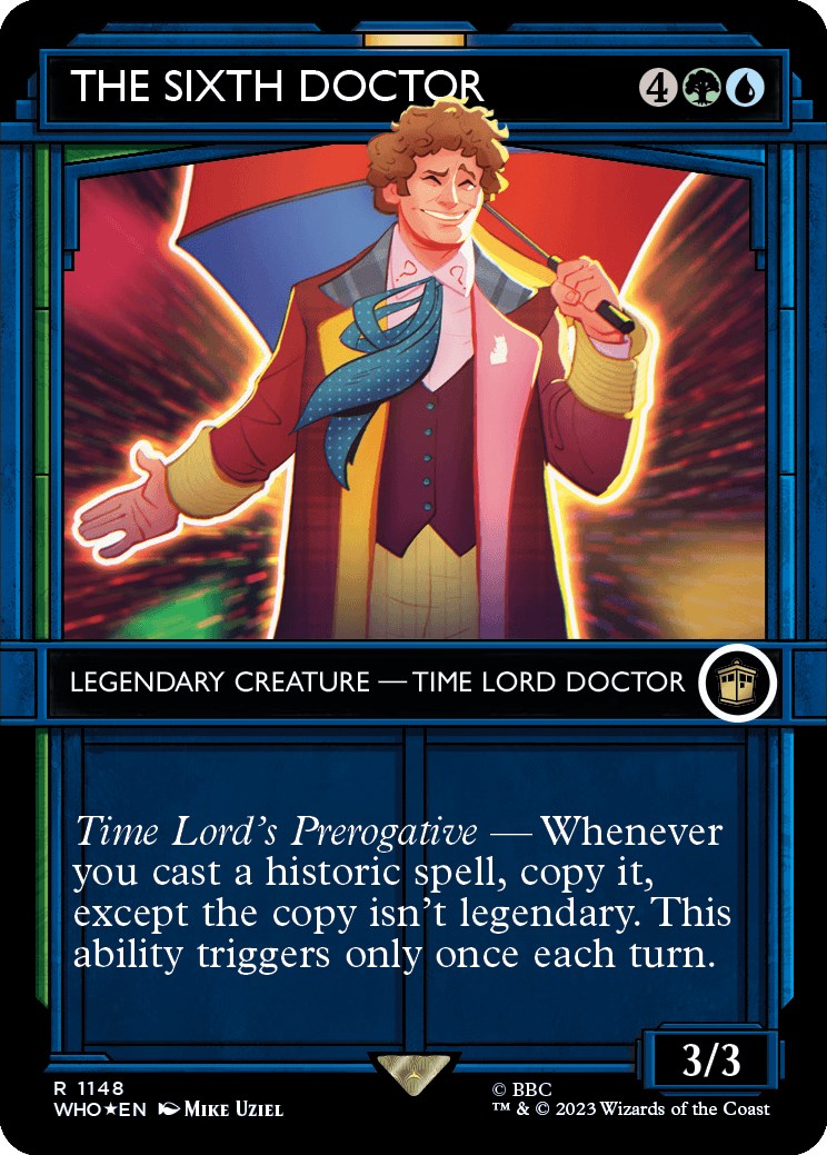 The Sixth Doctor (Showcase) (Surge Foil) [Doctor Who] | Odin's Place