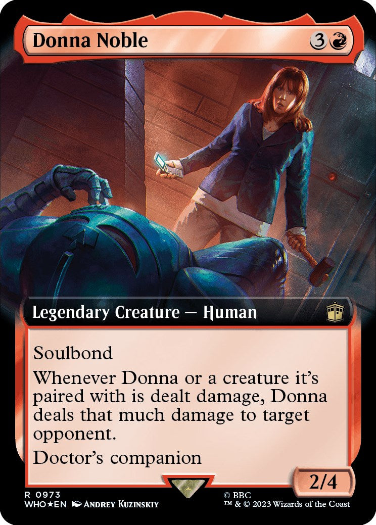 Donna Noble (Extended Art) (Surge Foil) [Doctor Who] | Odin's Place