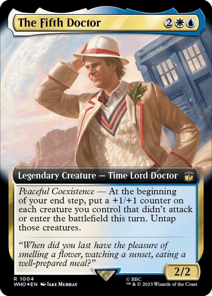 The Fifth Doctor (Extended Art) (Surge Foil) [Doctor Who] | Odin's Place