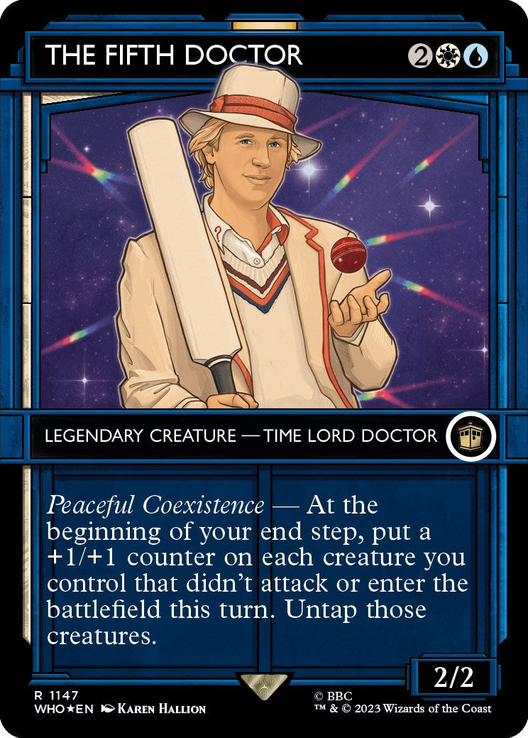 The Fifth Doctor (Showcase) (Surge Foil) [Doctor Who] | Odin's Place