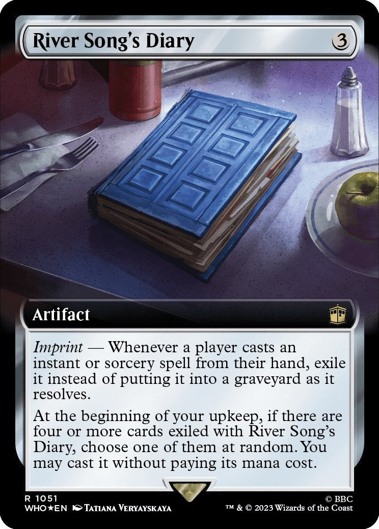 River Song's Diary (Extended Art) (Surge Foil) [Doctor Who] | Odin's Place