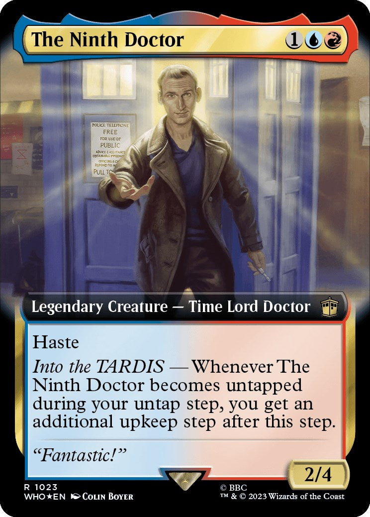 The Ninth Doctor (Extended Art) (Surge Foil) [Doctor Who] | Odin's Place