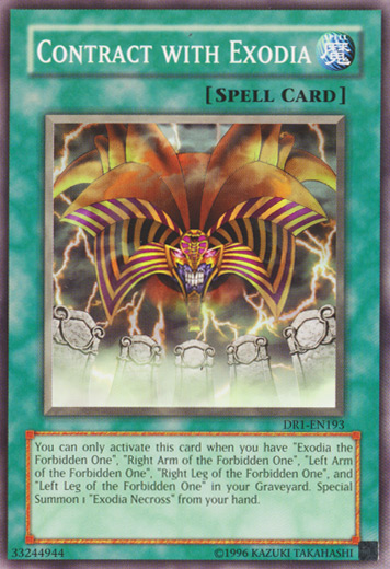 Contract with Exodia [DR1-EN193] Common | Odin's Place