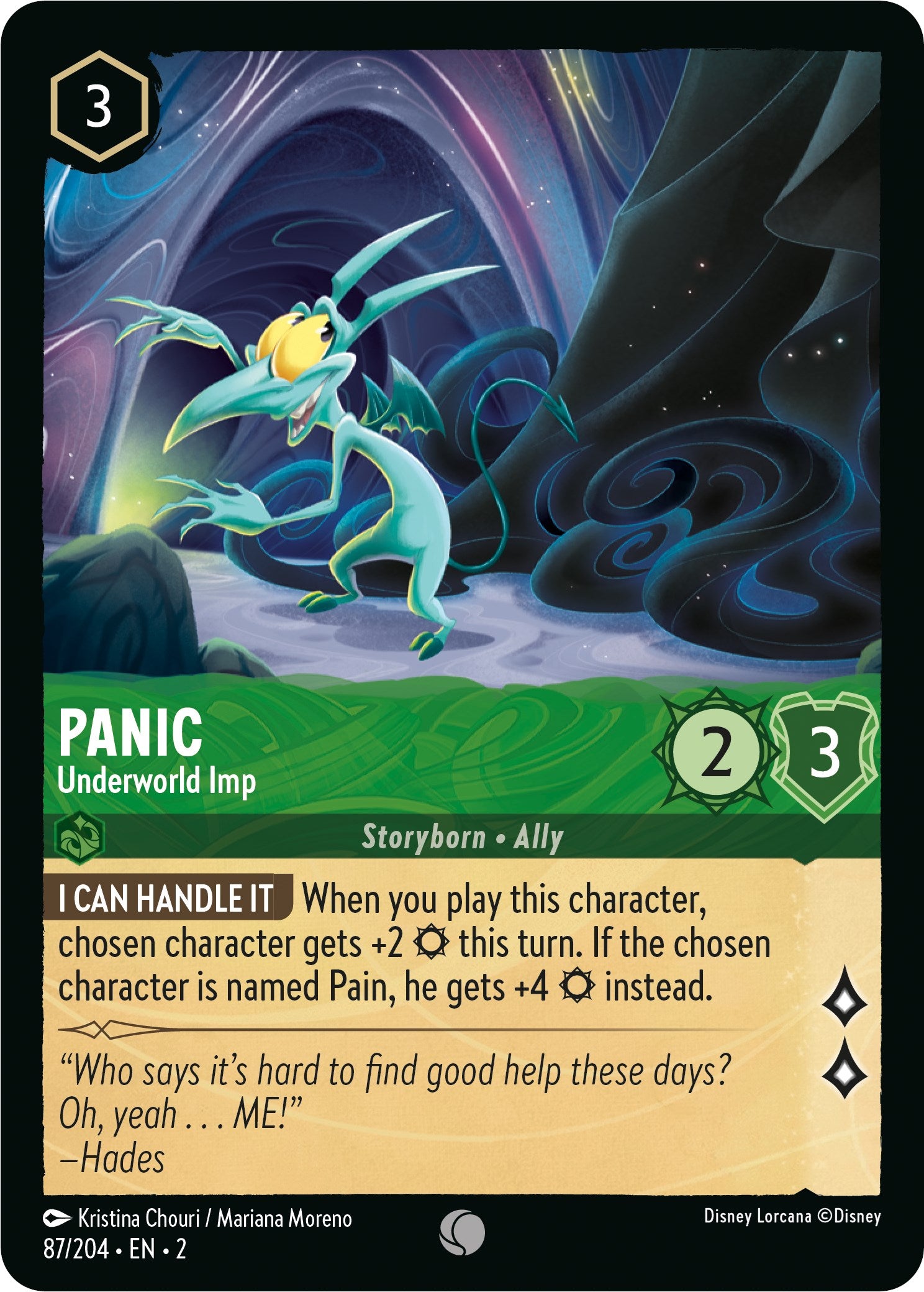 Panic - Underworld Imp (87/204) [Rise of the Floodborn] | Odin's Place