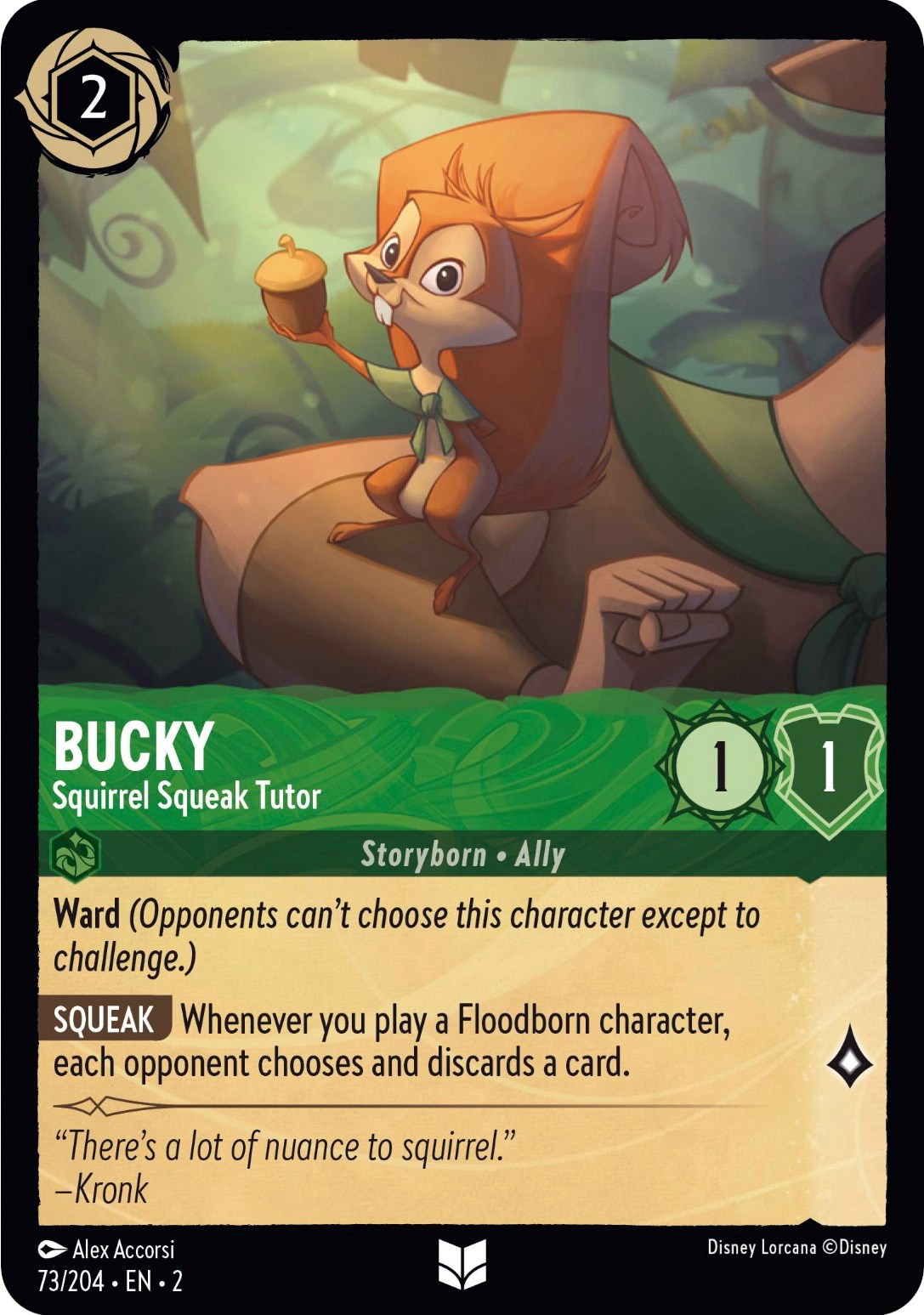 Bucky - Squirrel Squeak Tutor (73/204) [Rise of the Floodborn] | Odin's Place
