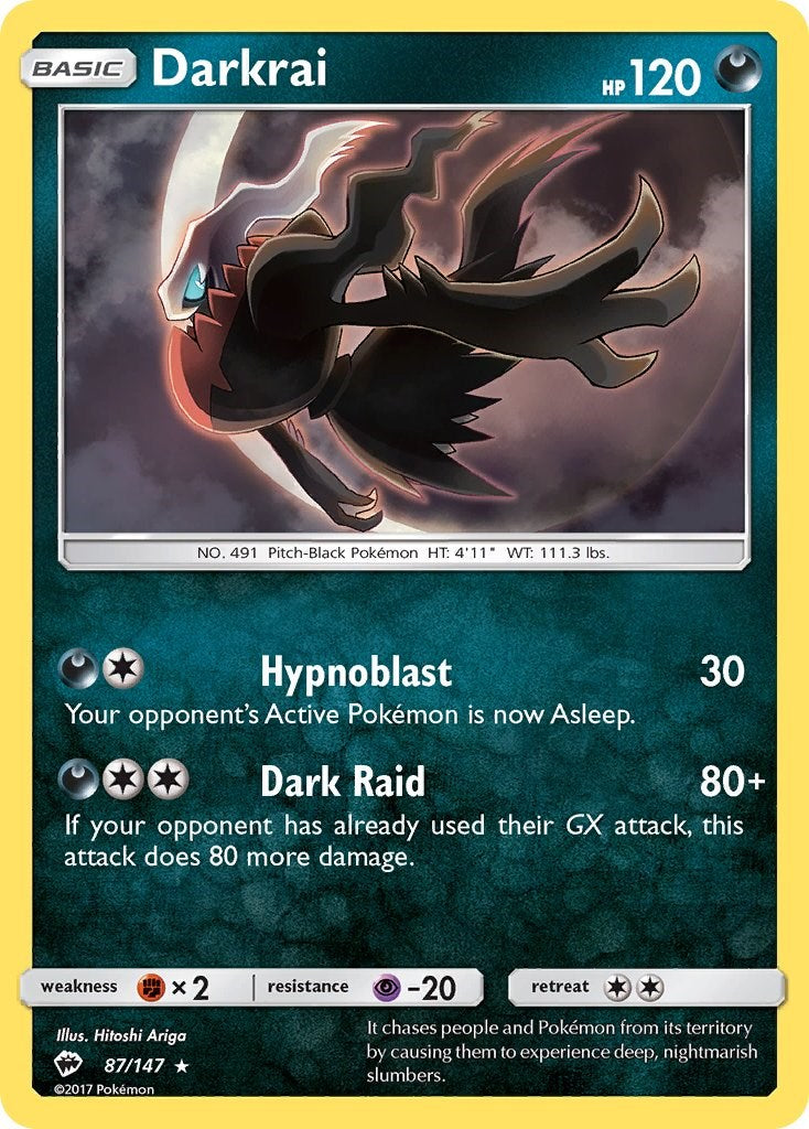 Darkrai (87/147) [Sun & Moon: Burning Shadows] | Odin's Place