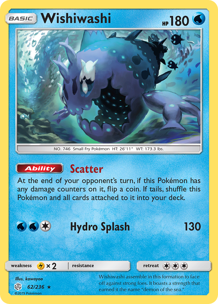 Wishiwashi (62/236) [Sun & Moon: Cosmic Eclipse] | Odin's Place