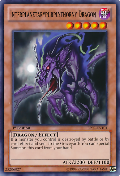 Interplanetarypurplythorny Dragon [BP02-EN104] Common | Odin's Place