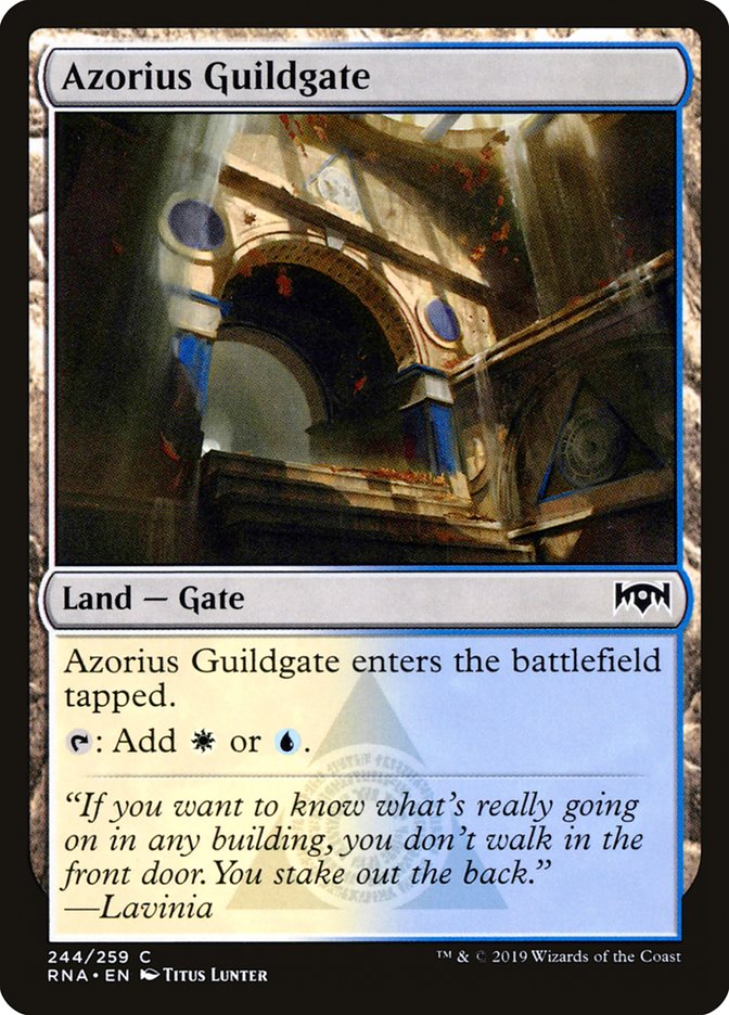 Azorius Guildgate (244/259) [Ravnica Allegiance] | Odin's Place