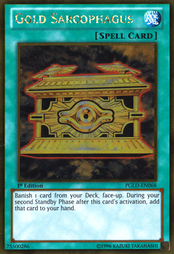 Gold Sarcophagus [PGLD-EN068] Gold Rare | Odin's Place