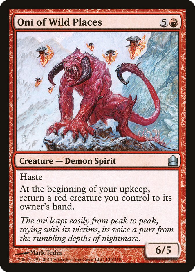 Oni of Wild Places (130) [Commander 2011] | Odin's Place