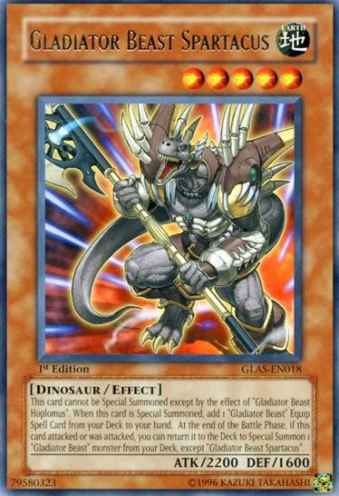 Gladiator Beast Spartacus [GLAS-EN018] Rare | Odin's Place