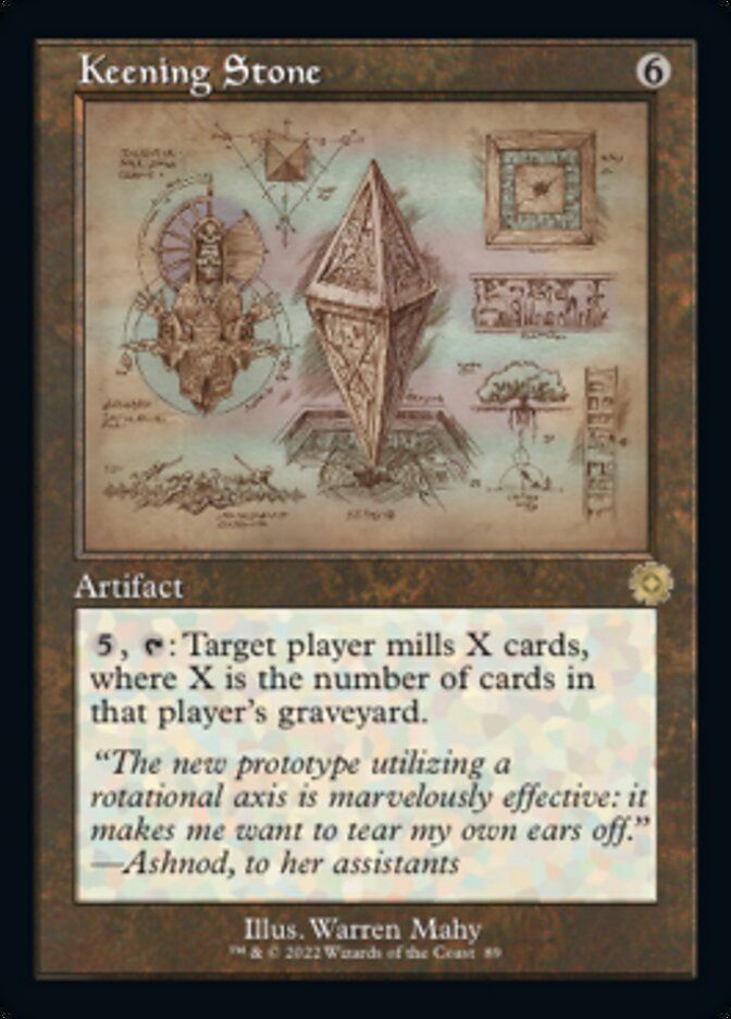 Keening Stone (Retro Schematic) [The Brothers' War Retro Artifacts] | Odin's Place