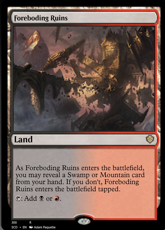 Foreboding Ruins [Starter Commander Decks] | Odin's Place