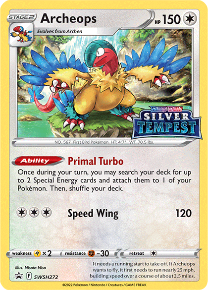 Archeops (SWSH272) (Prerelease) [Sword & Shield: Black Star Promos] | Odin's Place