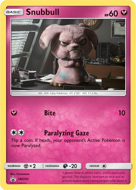 Snubbull (SM200) [Sun & Moon: Black Star Promos] | Odin's Place