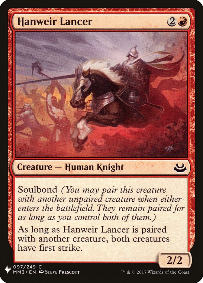 Hanweir Lancer [Mystery Booster] | Odin's Place