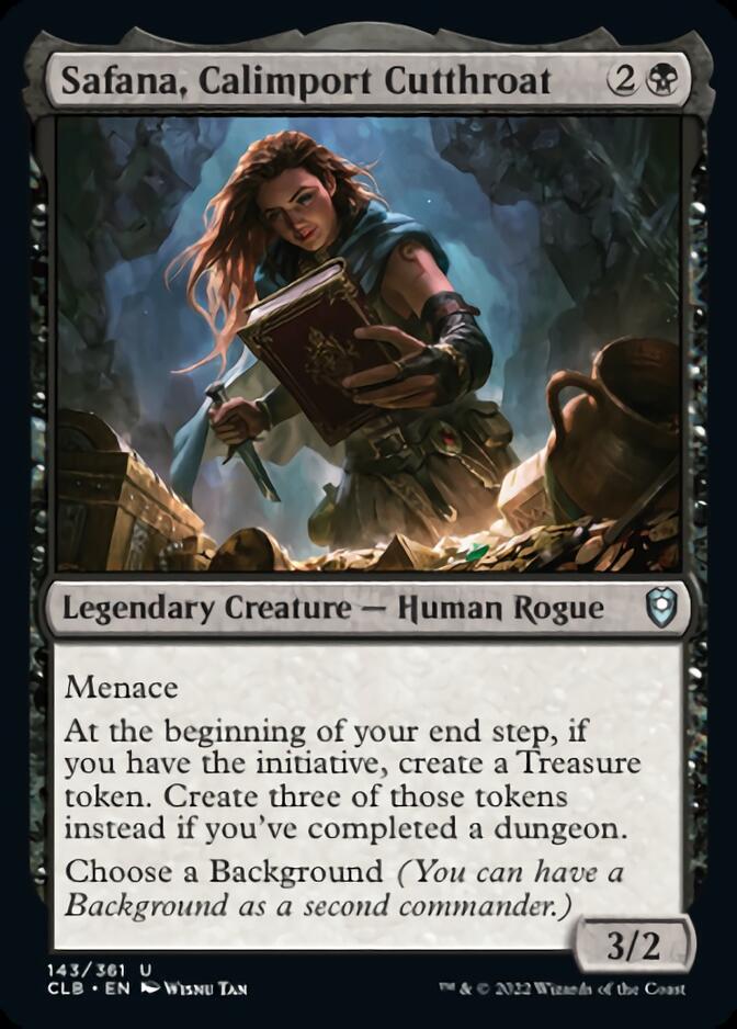 Safana, Calimport Cutthroat [Commander Legends: Battle for Baldur's Gate] | Odin's Place