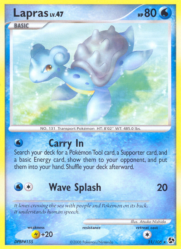 Lapras (21/106) [Diamond & Pearl: Great Encounters] | Odin's Place