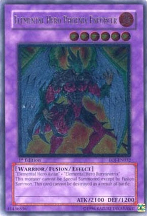Elemental Hero Phoenix Enforcer [EOJ-EN032] Ultimate Rare | Odin's Place