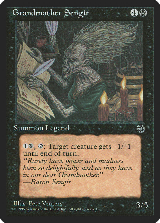 Grandmother Sengir (50) [Homelands] | Odin's Place