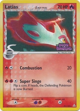 Latias (21/110) (Delta Species) (Stamped) [EX: Holon Phantoms] | Odin's Place