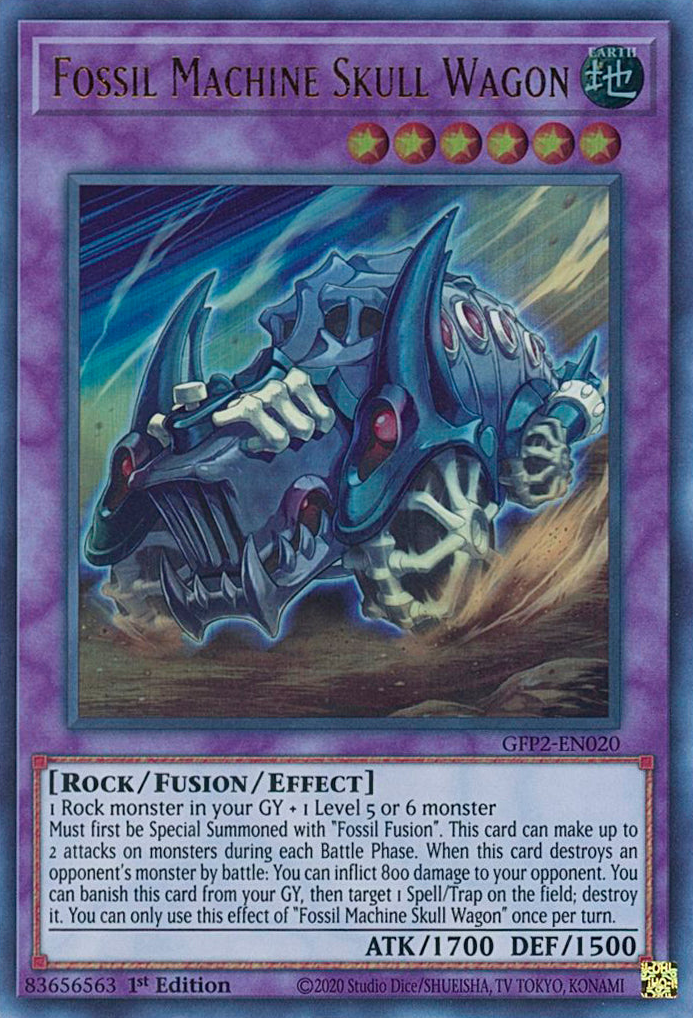 Fossil Machine Skull Wagon [GFP2-EN020] Ultra Rare | Odin's Place