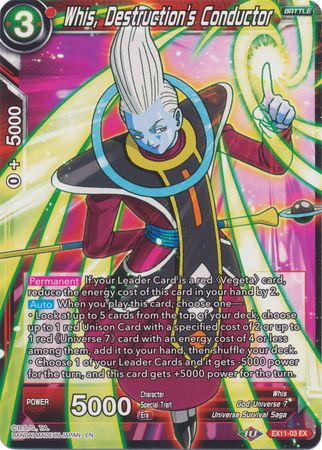 Whis, Destruction's Conductor (EX11-03) [Universe 7 Unison] | Odin's Place