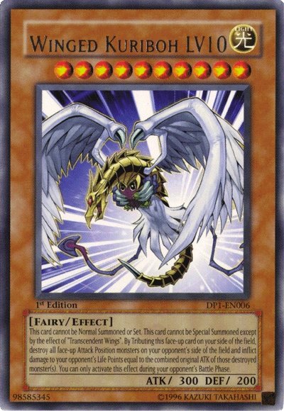 Winged Kuriboh LV10 [DP1-EN006] Rare | Odin's Place