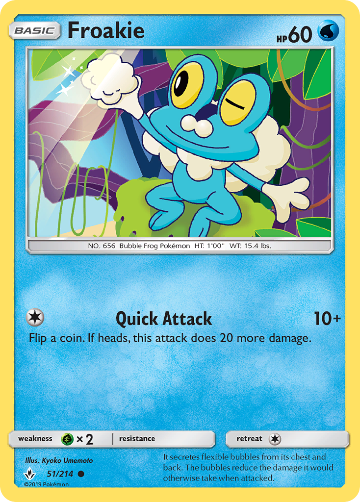 Froakie (51/214) [Sun & Moon: Unbroken Bonds] | Odin's Place