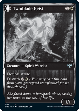 Twinblade Geist // Twinblade Invocation [Innistrad: Double Feature] | Odin's Place