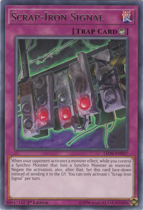 Scrap-Iron Signal [LED6-EN027] Rare | Odin's Place