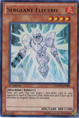 Sergeant Electro [PHSW-EN090] Ultra Rare | Odin's Place