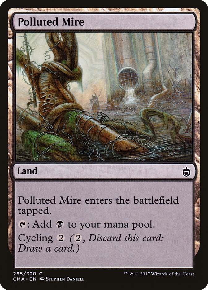 Polluted Mire (265) [Commander Anthology] | Odin's Place