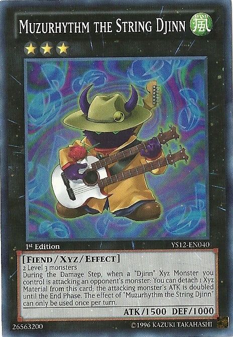 Muzurhythm the String Djinn [YS12-EN040] Super Rare | Odin's Place