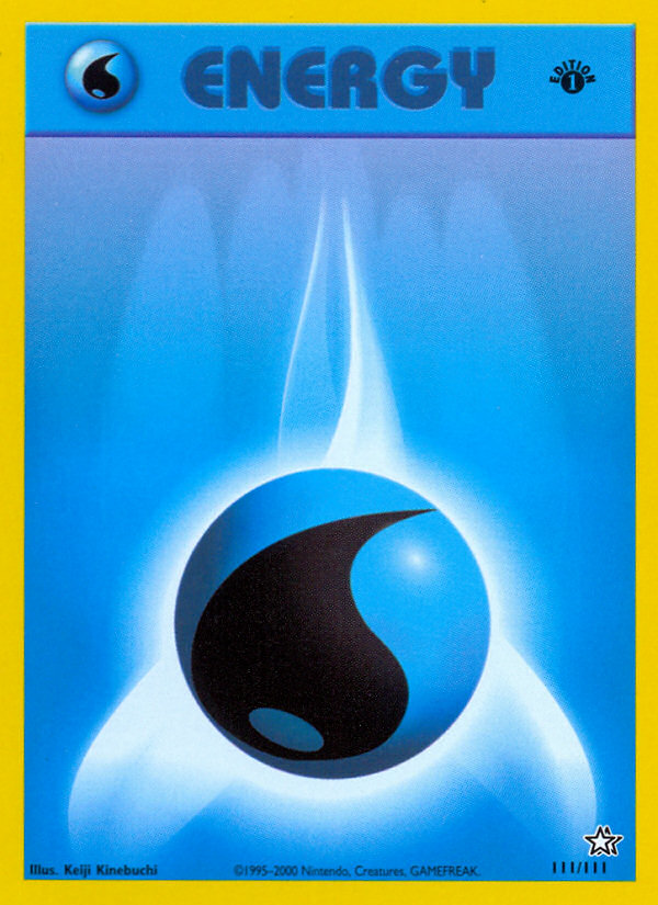 Water Energy (111/111) [Neo Genesis 1st Edition] | Odin's Place