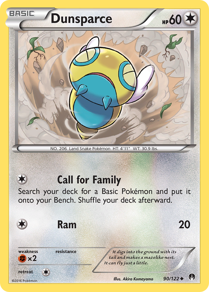 Dunsparce (90/122) [XY: BREAKpoint] | Odin's Place