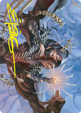 Valentin, Dean of the Vein Art Card (Gold-Stamped Signature) [Strixhaven: School of Mages Art Series] | Odin's Place