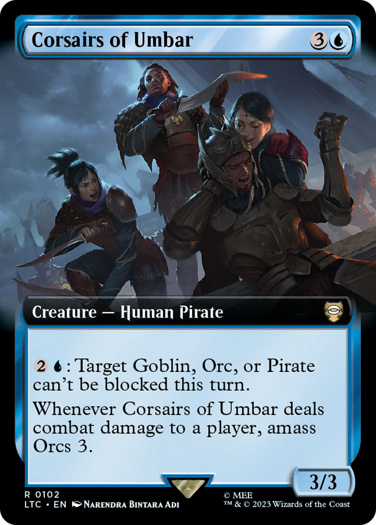 Corsairs of Umbar (Extended Art) [The Lord of the Rings: Tales of Middle-Earth Commander] | Odin's Place