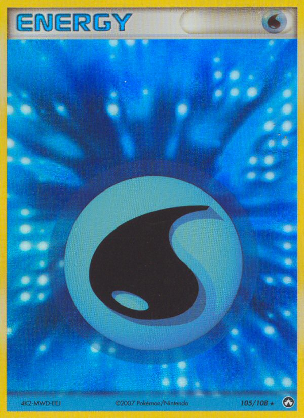 Water Energy (105/108) [EX: Power Keepers] | Odin's Place