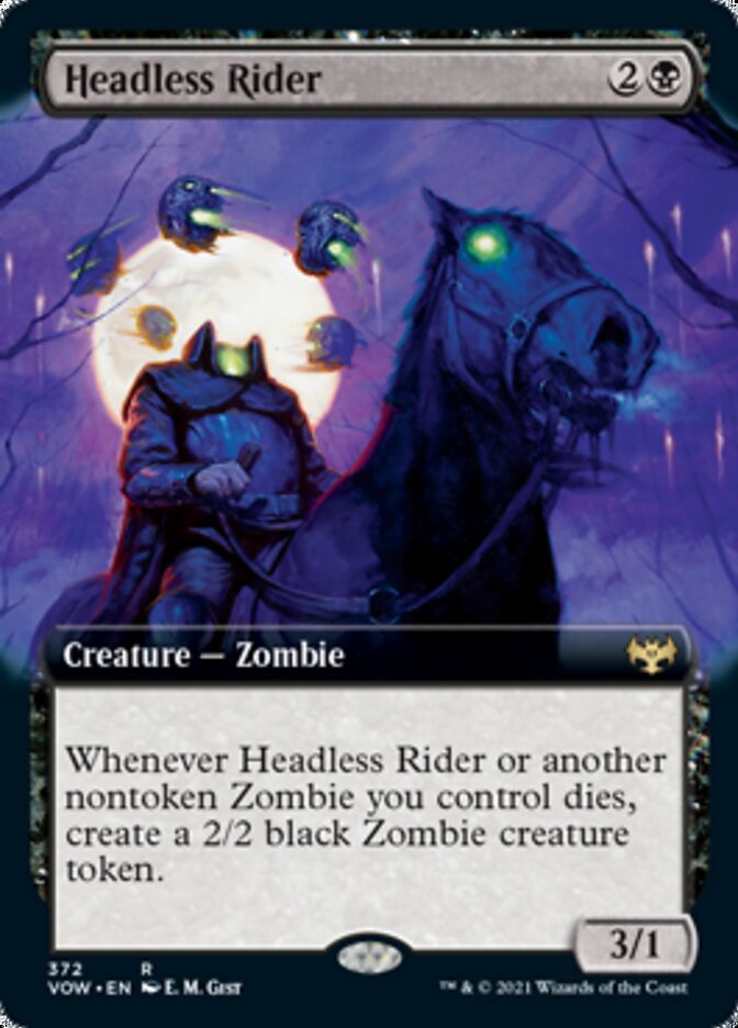 Headless Rider (Extended Art) [Innistrad: Crimson Vow] | Odin's Place